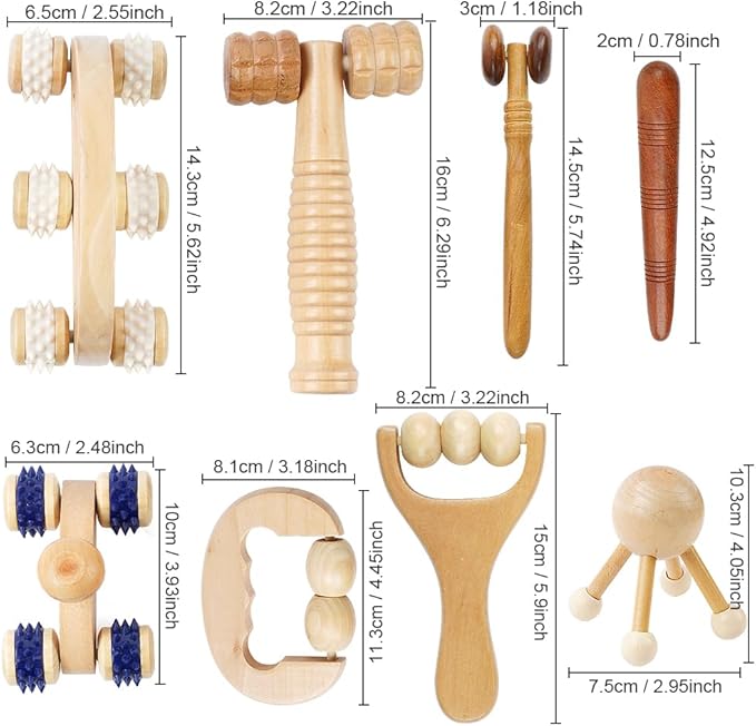 Ensembles d'outils de Massage en Bois